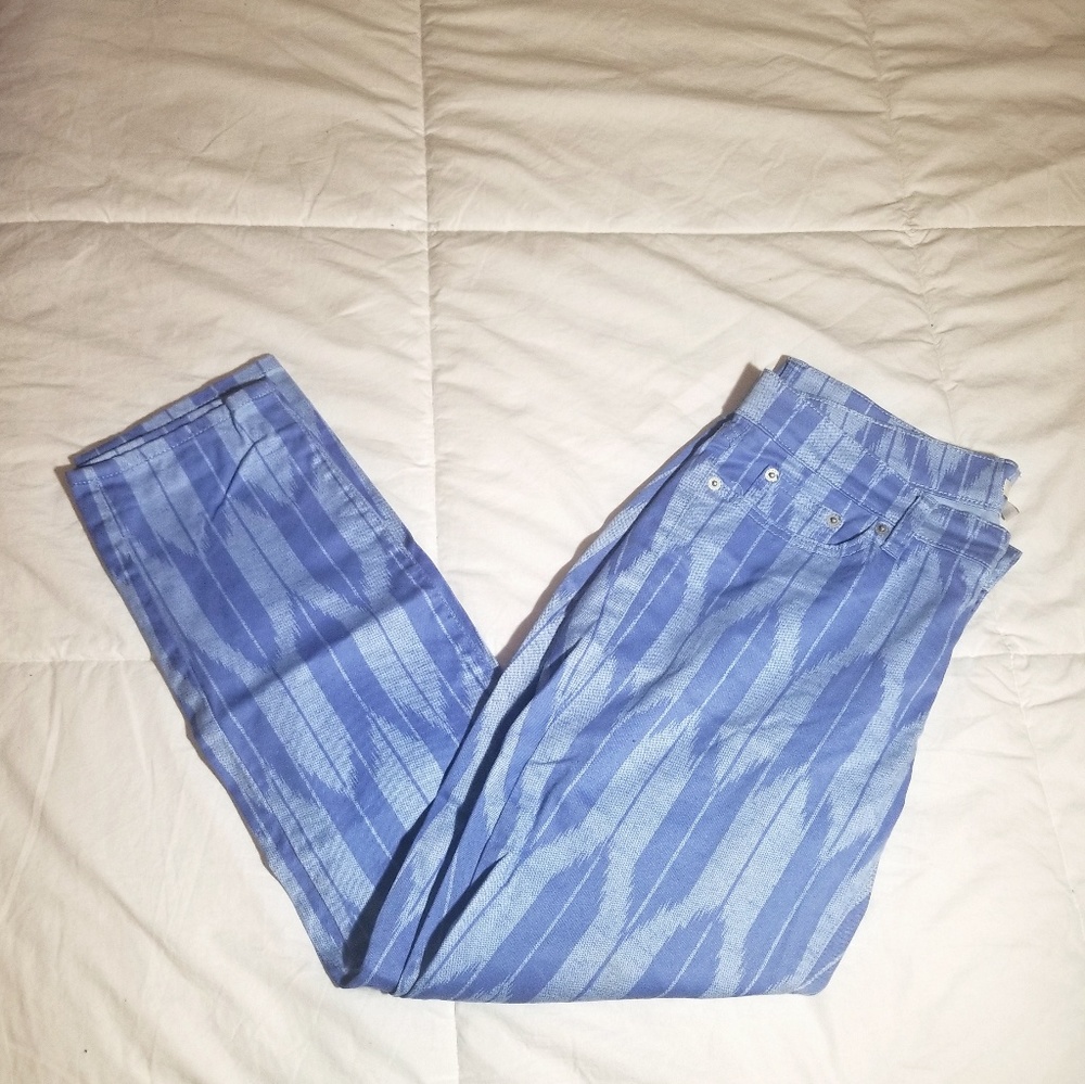 J Crew - Cropped Ikat Pants